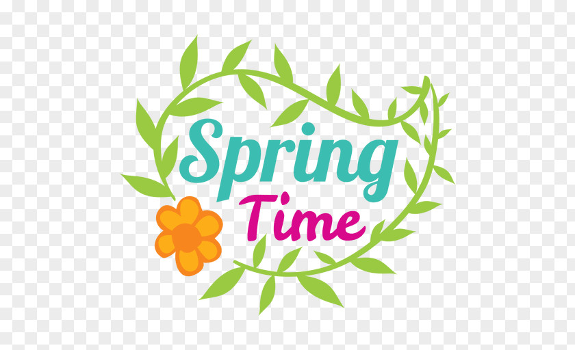 Hello Spring Cartoon Clip Art Image Transparency PNG