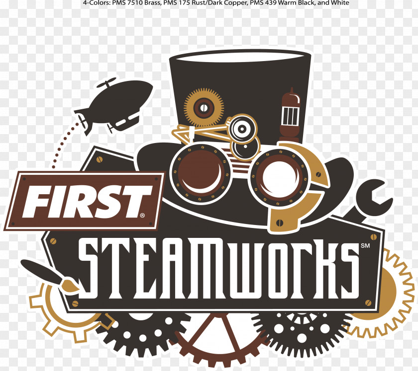 Robot FIRST Steamworks Championship Recycle Rush Logo Motion PNG