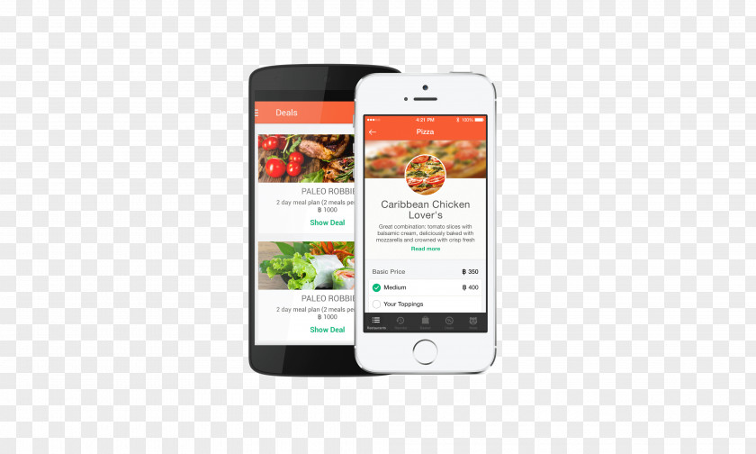 Smartphone Food Delivery Coupon Online Ordering Foodpanda PNG