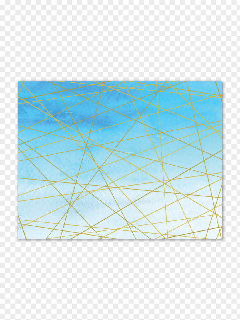 Winter Sky Symmetry Line Place Mats Turquoise Pattern PNG