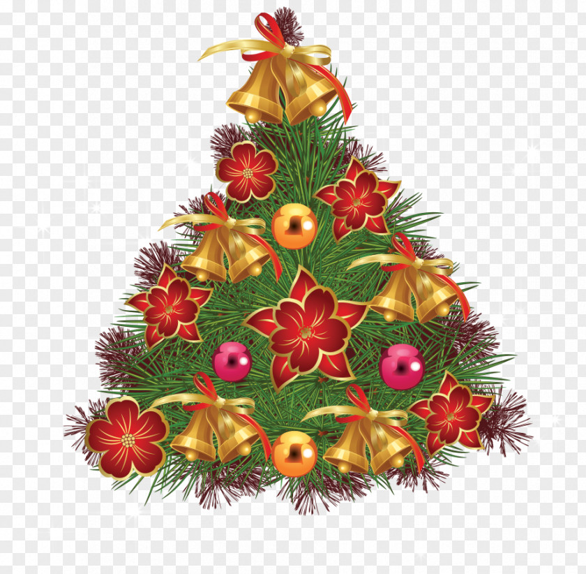 Christmas Tree New Year Clip Art PNG