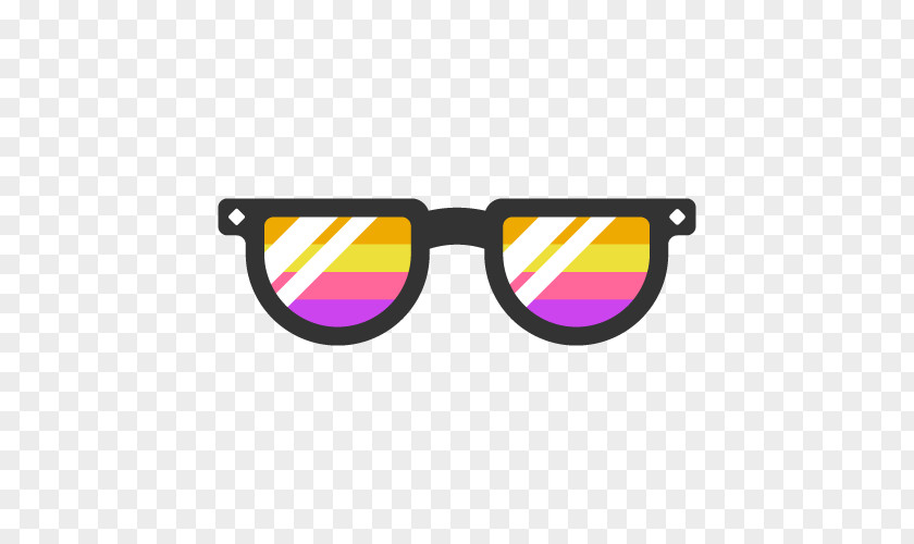 Colorful Shading Card Sunglasses Eyewear Goggles Purple PNG
