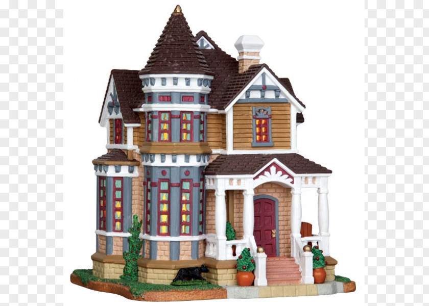 Model Show Dollhouse Christmas Village Residence PNG