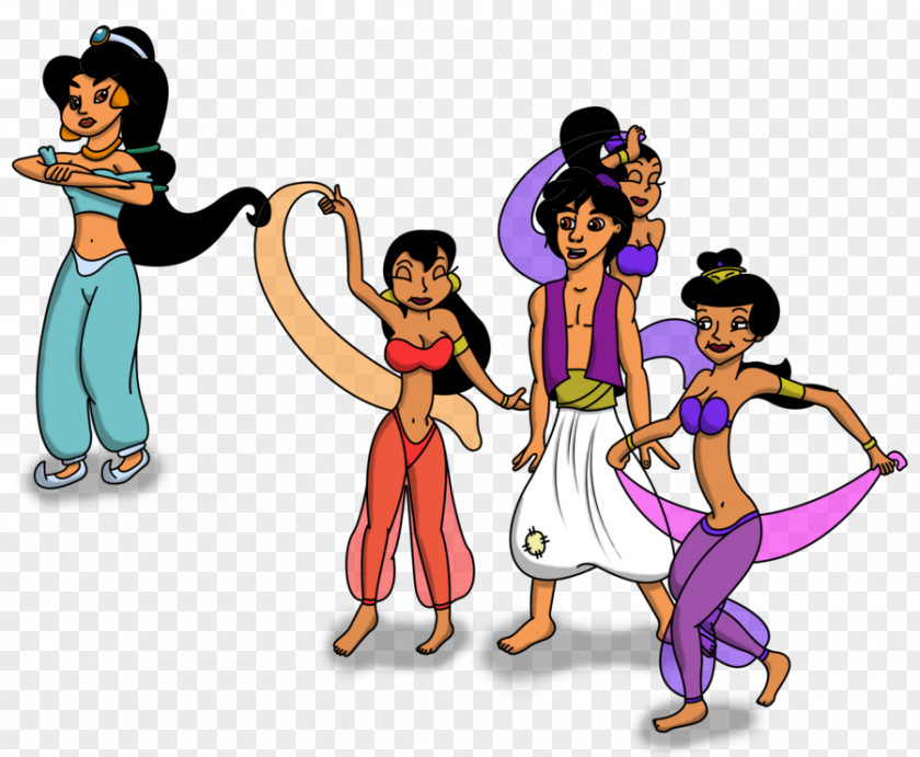 Princess Jasmine Art Harem Genie Belly Dance PNG