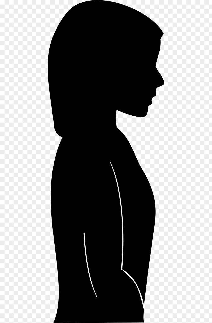 Silhouette Drawing Woman Homo Sapiens PNG