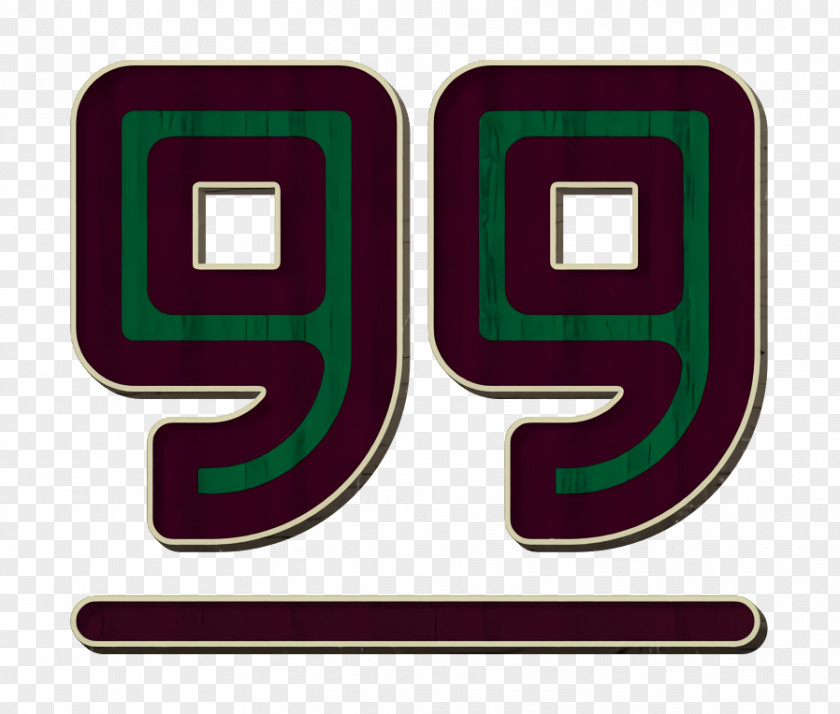 UI Icon Digits 99 PNG