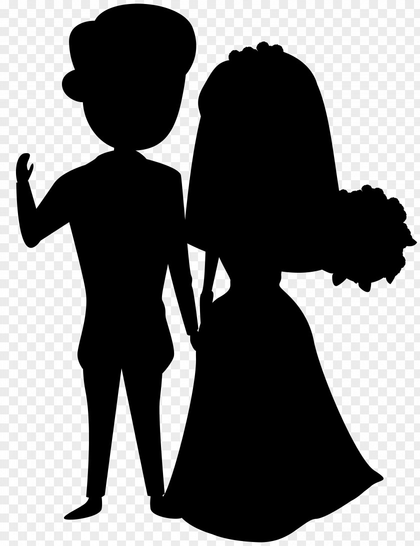 Couple Wedding Silhouette Bridegroom Clip Art PNG