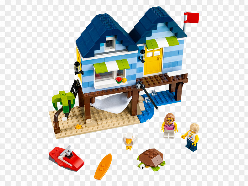 Lego Creator LEGO 31063 Beachside Vacation Toy Minifigure PNG