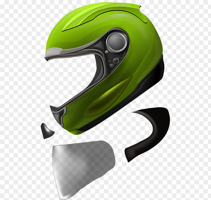Metal Helmet Motorcycle Bicycle Scooter Green PNG