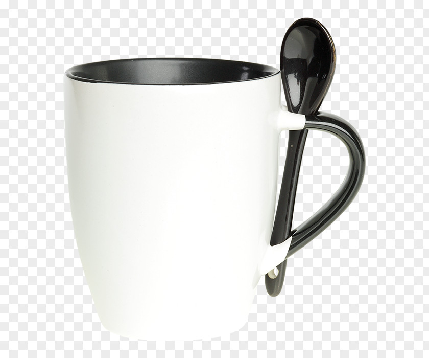 Mug Ceramic Spoon Handle Cup PNG