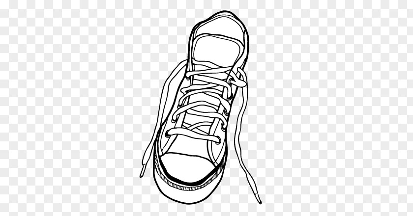 Shoes Outline Sneakers Shoe High-heeled Footwear Illustration PNG