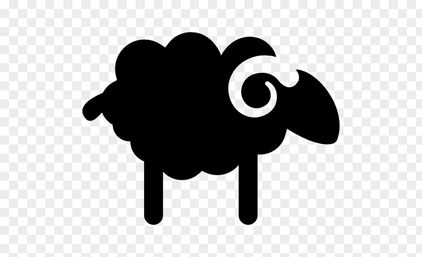 The Year Of Sheep Black Goat Silhouette PNG