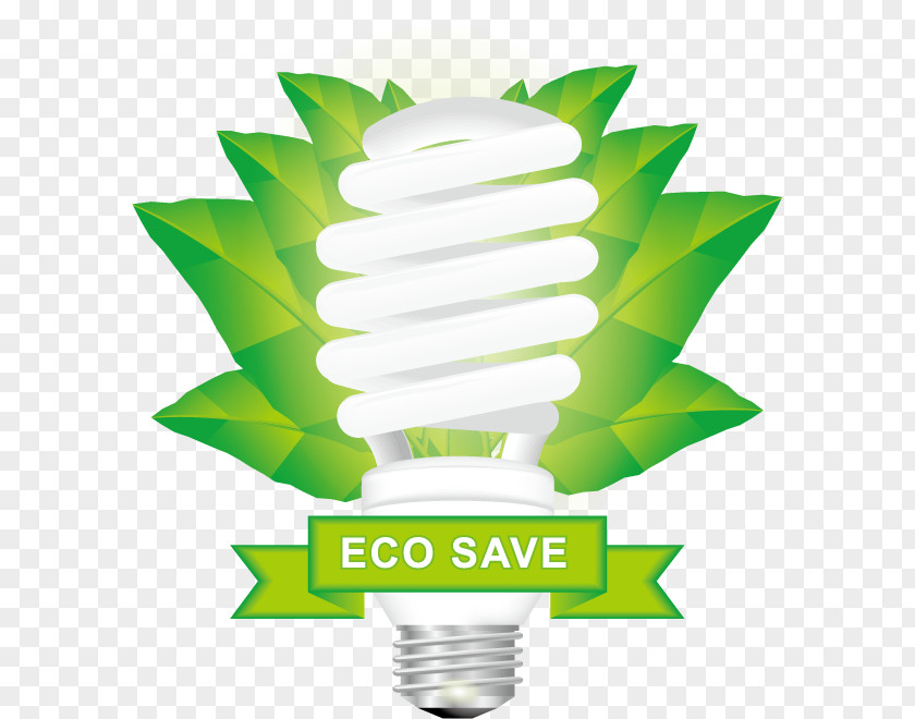 Vector Green Light Bulb Energy Incandescent PNG
