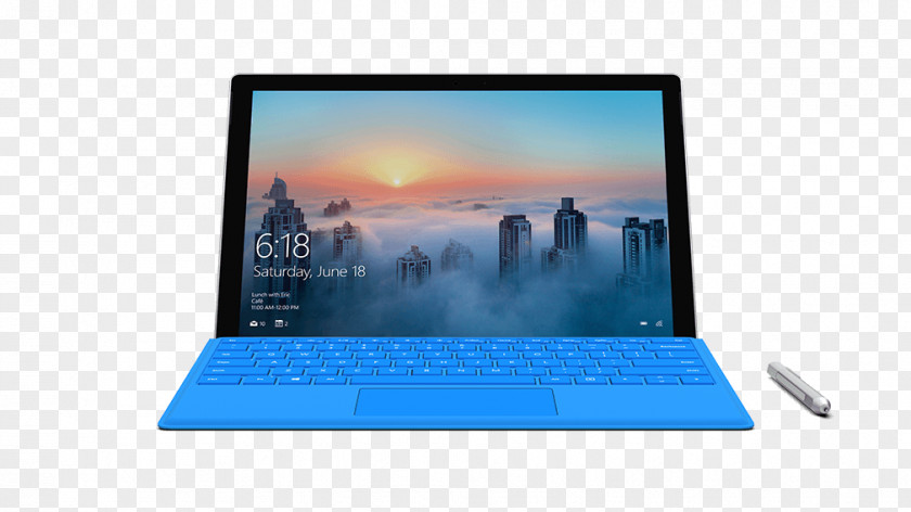 Blue Technology Surface Pro 4 2 3 Laptop Microsoft PNG