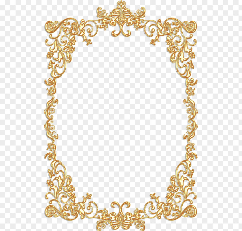 Gold Border Borders And Frames Picture Vintage Clip Art PNG