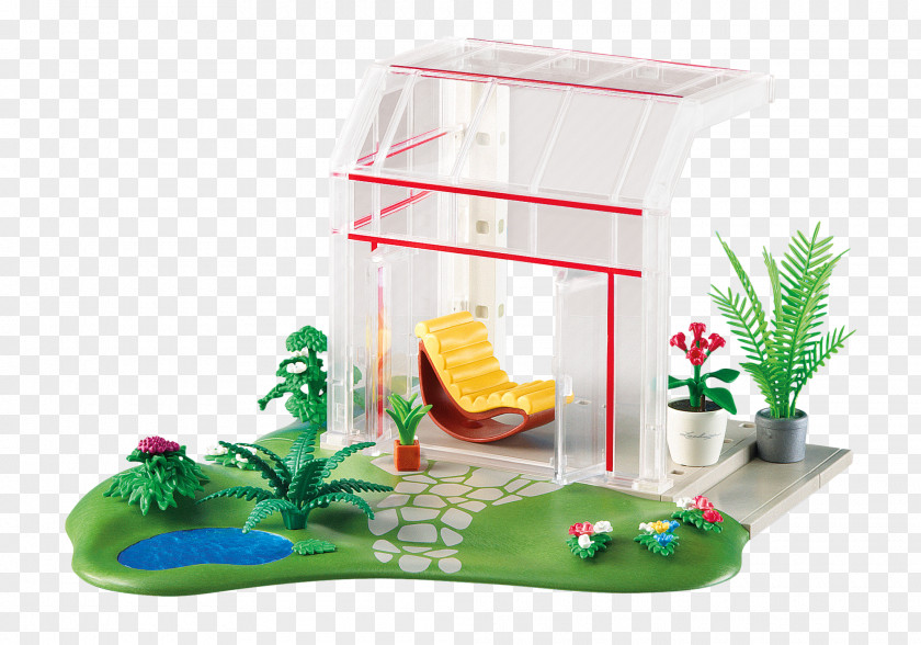 Toy Playmobil House Sunroom Garden PNG