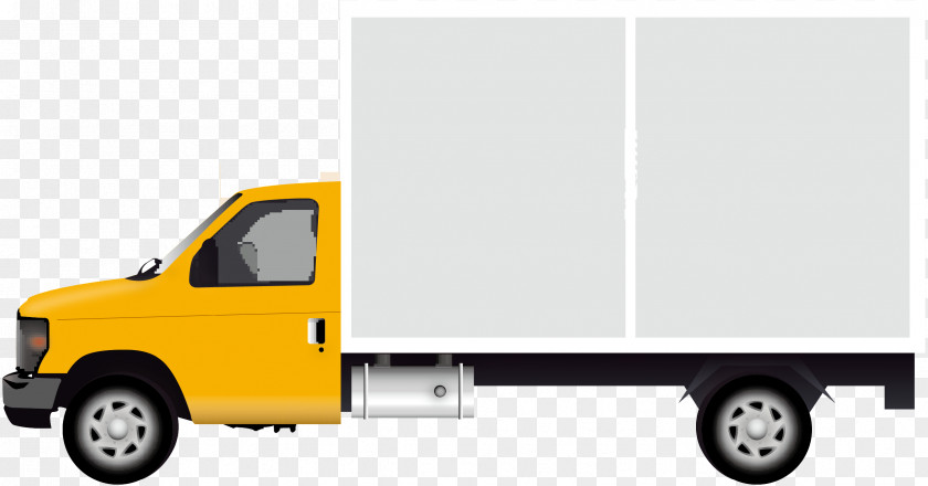 Trucks Vector Material Compact Van Car Truck PNG