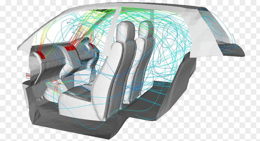 Airplane Cabin Car Seat Technology PNG