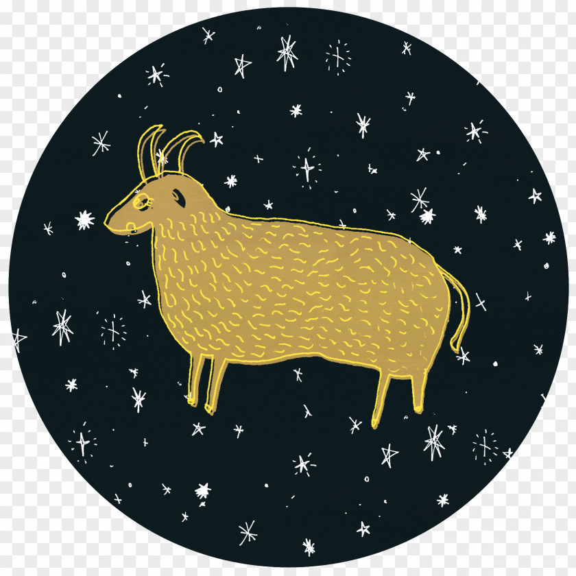 Aries Reindeer Sheep Christmas Ornament Mammal PNG