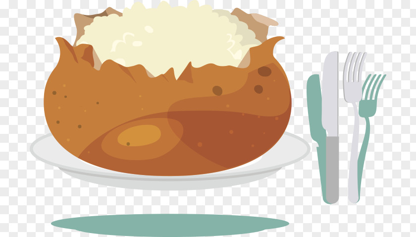 Baked Potato Beans Food Cheesecake PNG