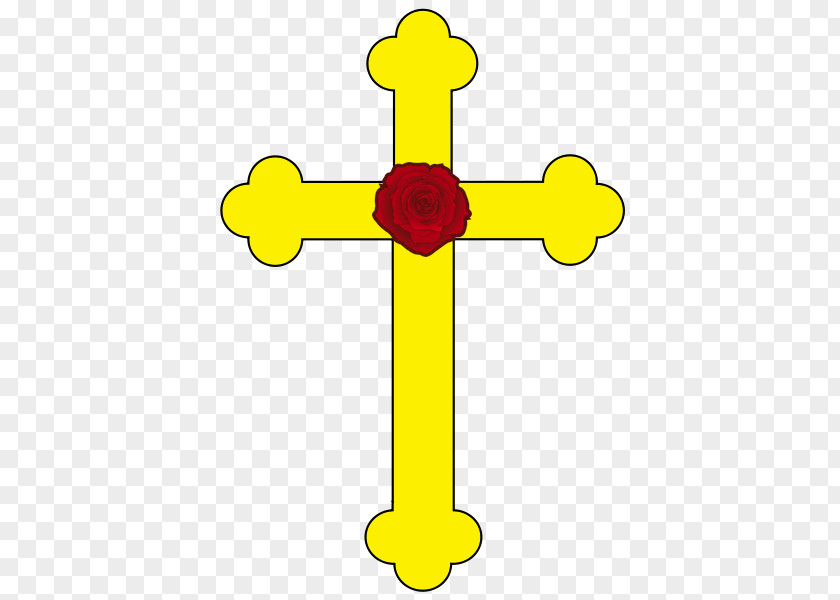 Christian Cross Fama Fraternitatis Rose Rosicrucianism Variants PNG