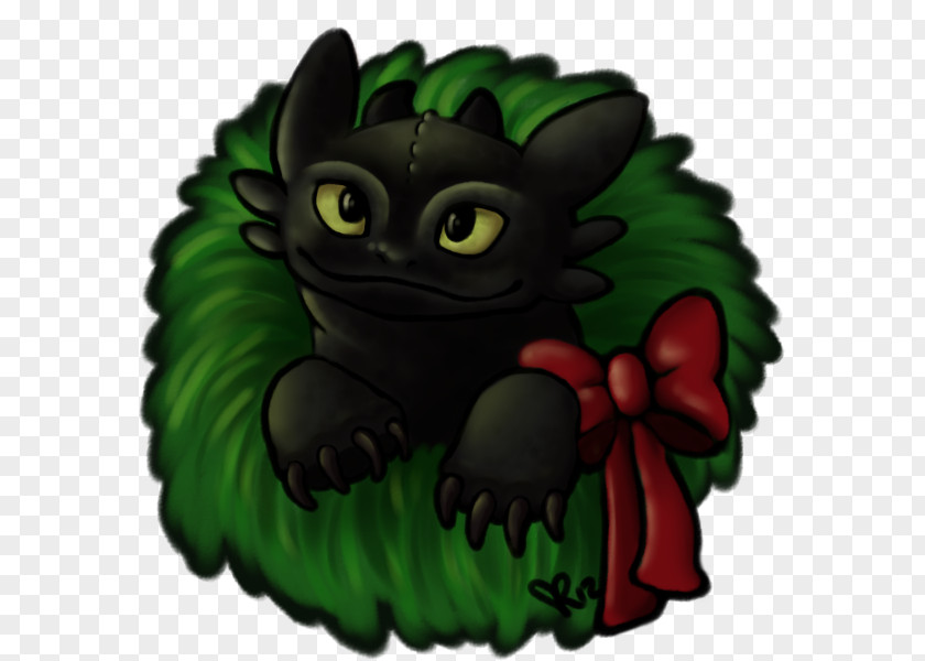 Toothless How To Train Your Dragon Christmas Drawing PNG