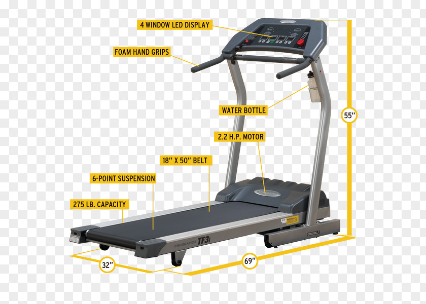 Commerical Use Treadmill Aerobic Exercise Endurance Fitness Centre PNG