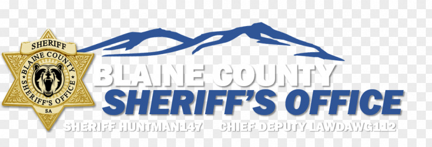Sheriff Blaine County Office Organization Logo PNG