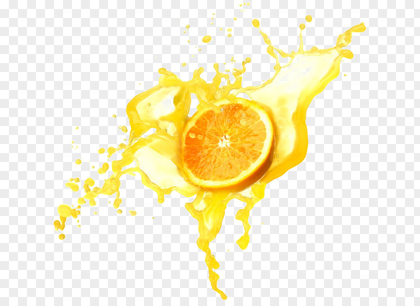 Splash Of Orange Juice Juicer Juicing PNG