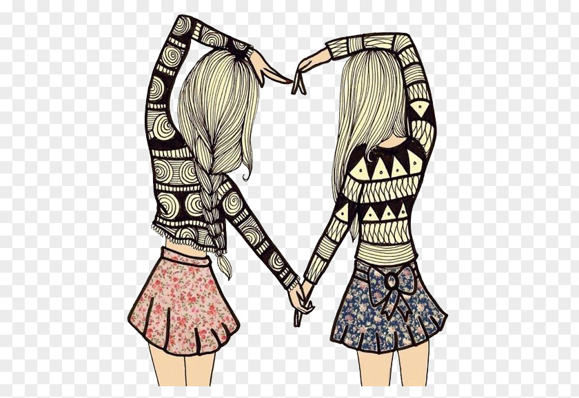 Best Friends Drawing Friendship Photography PNG