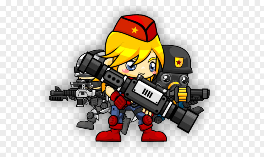 Cartoon Soldier 2D Computer Graphics Sprite Video Game Animation Character PNG