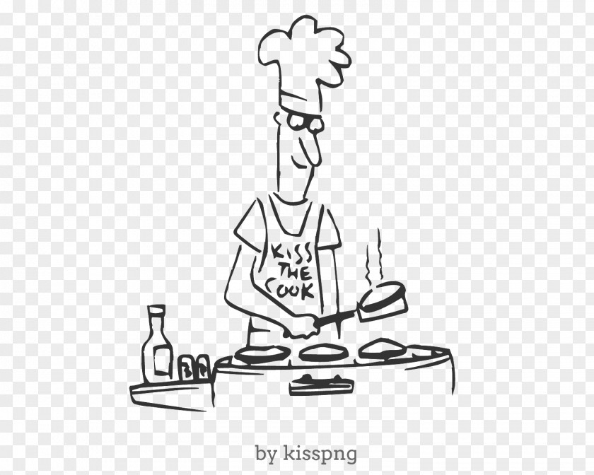 Cartoon Transparent Image.Tshirt Chef Cooking PNG