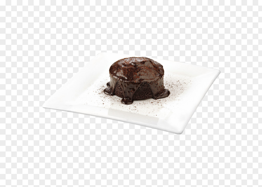 Molten Chocolate Cake Brownie Tartufo Snack PNG