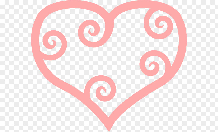 Peach Clipart Valentine's Day Heart Clip Art PNG