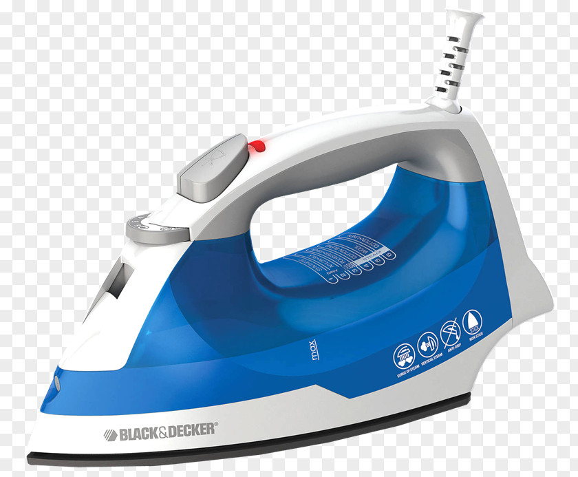 PLANCHA Clothes Iron Steam Black & Decker Ironing Clothing PNG