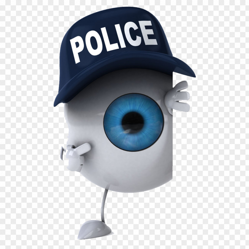 3D Villain Police Officer Computer Graphics PNG
