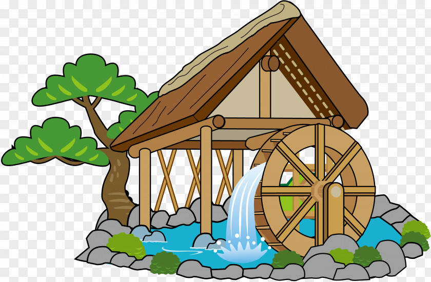 Clip Art Watermill Drawing Image PNG