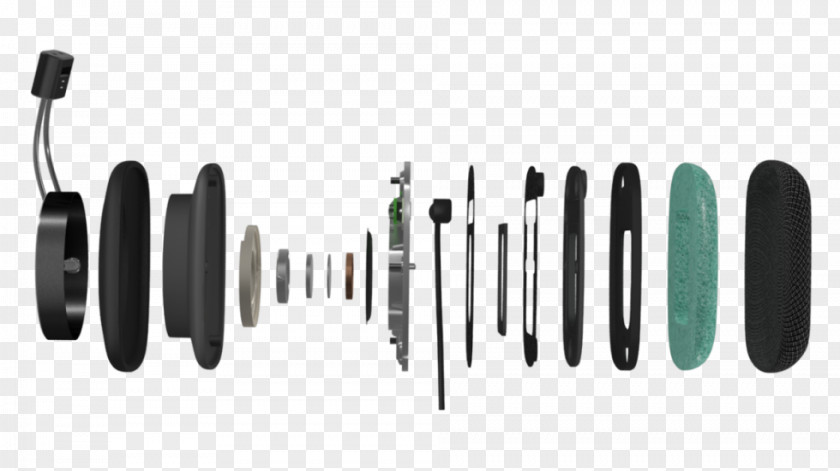 Exploded Bowers & Wilkins Headphones Sword PNG