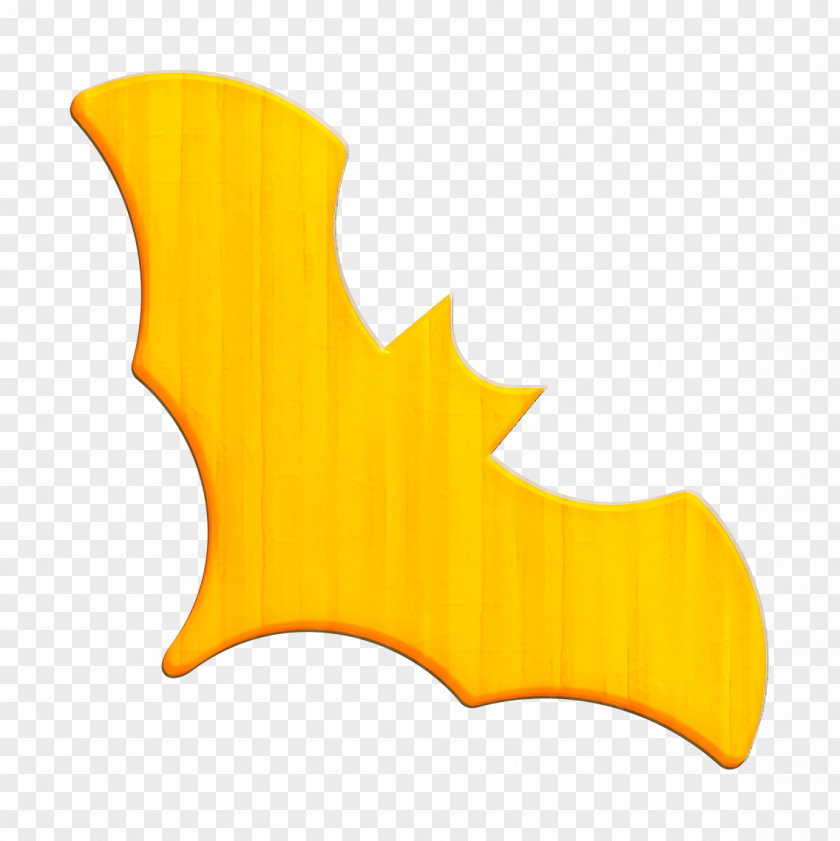 Orange Yellow Bat Icon Fly Halloween PNG
