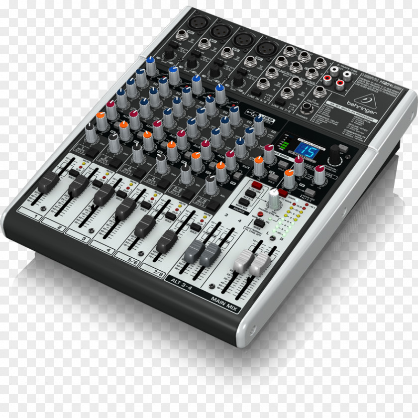 Usb Recorder Mixer Microphone Audio Mixers Behringer Xenyx X1622USB X1204USB PNG