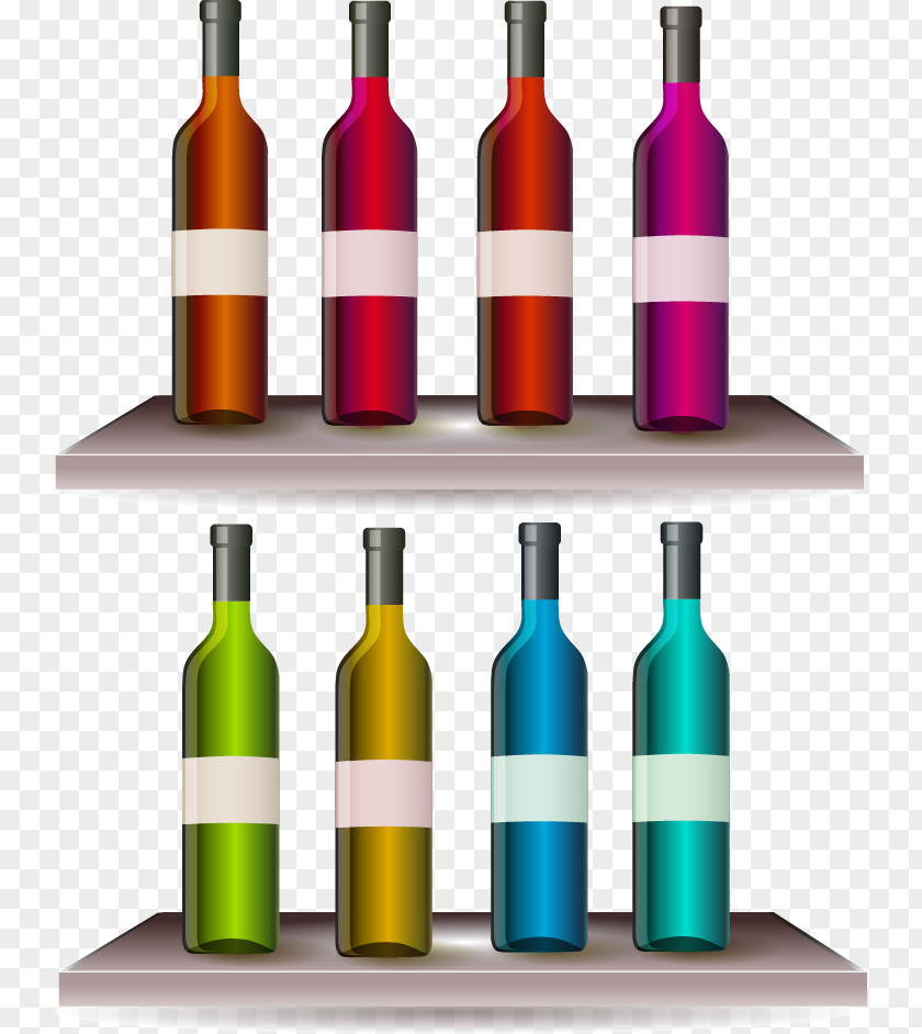 Vector Wine Red Liqueur Beer Glass Bottle PNG