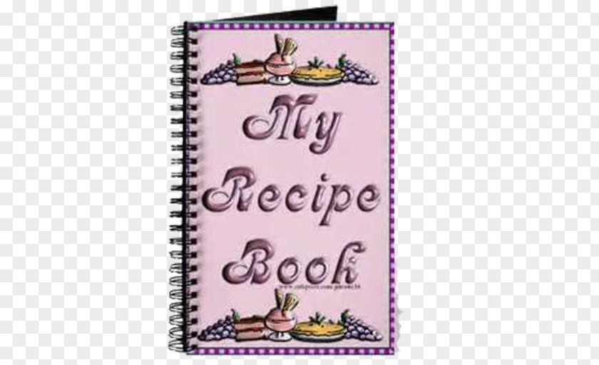 Cooking Cookbook Blank Recipe Book: My Recipes Notebook PNG