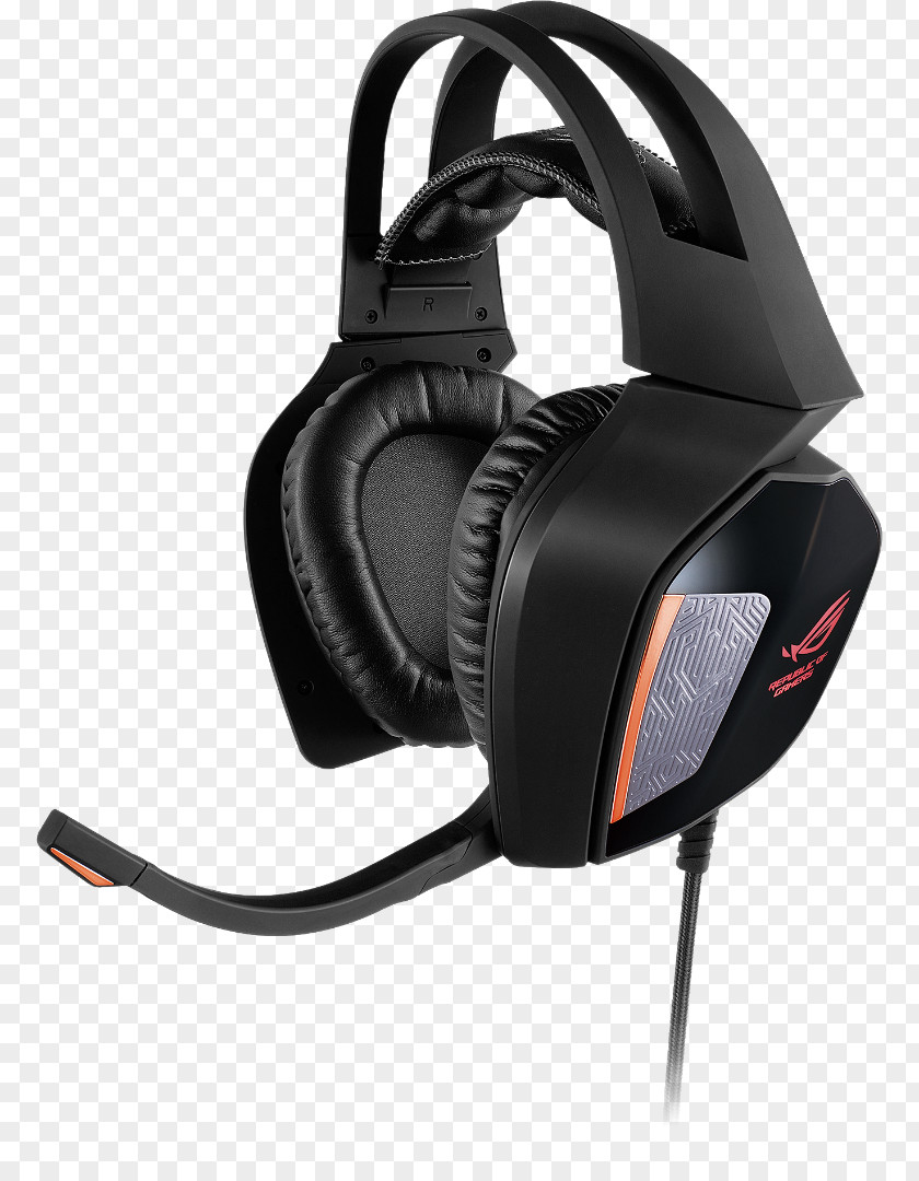 Headphones 7.1 Surround Sound Republic Of Gamers Headset PNG
