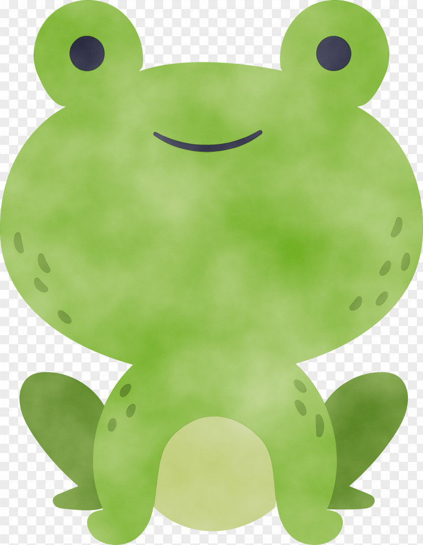 Green Frog True Animal Figure Toy PNG