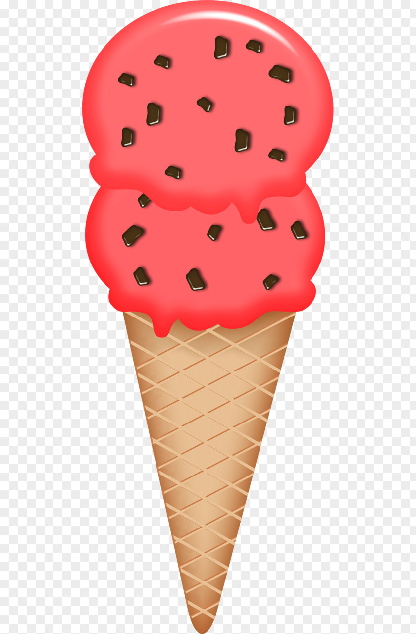 Ice Cream Cones Sundae Cupcake PNG
