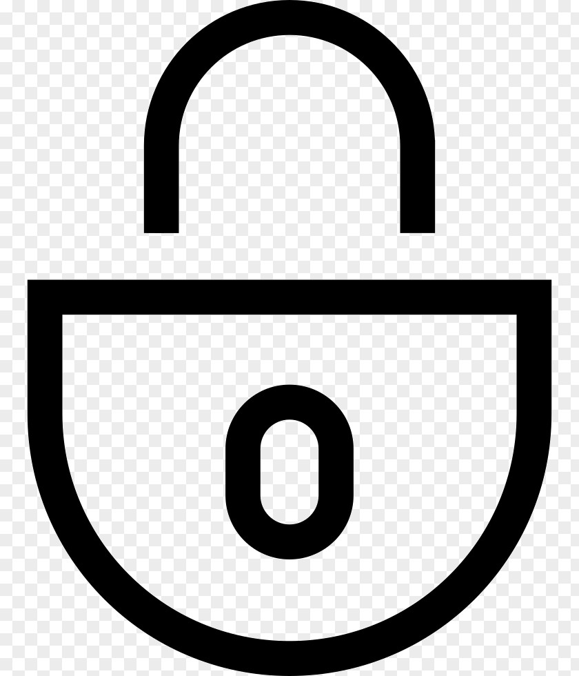 Padlock Line White Brand Clip Art PNG