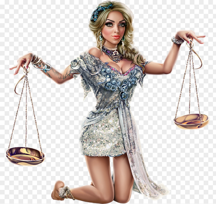 Libra Woman Fashion Artist Clip Art Image PNG