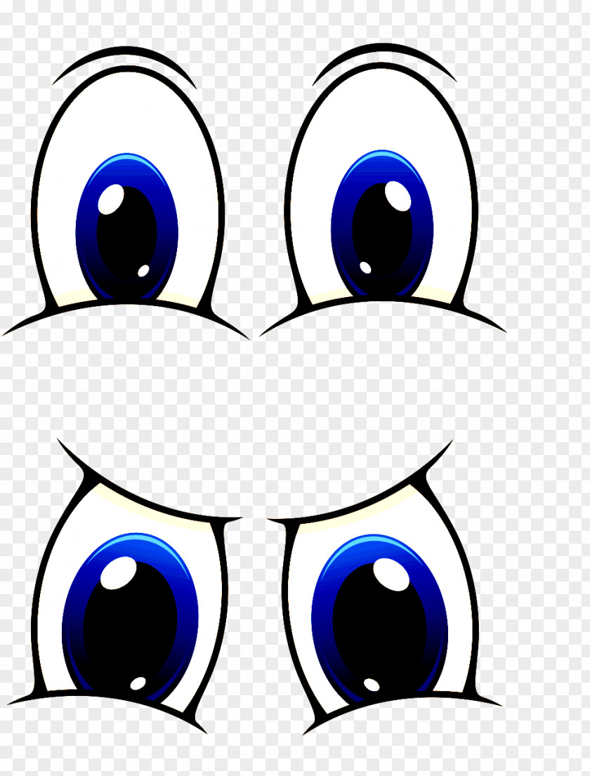 Nose Eye Blue Face Facial Expression Clip Art Line PNG