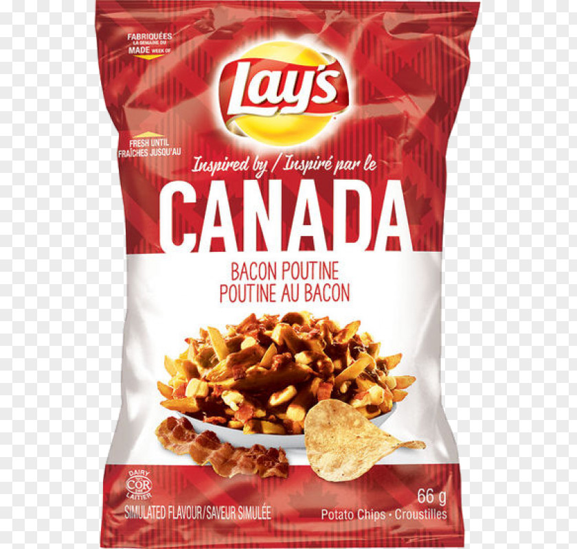 Bacon Breakfast Cereal Poutine Flavor French Fries PNG