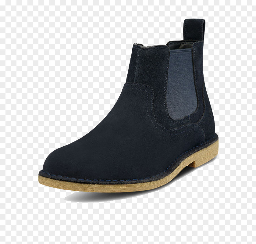 Black Suede Chelsea Boots Boot Shoe PNG